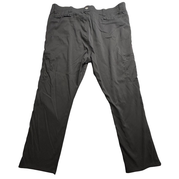Wrangler Mens Cargo Pants 42x30 Black Tactical Outdoor Workwear Utility - Picture 1 of 14